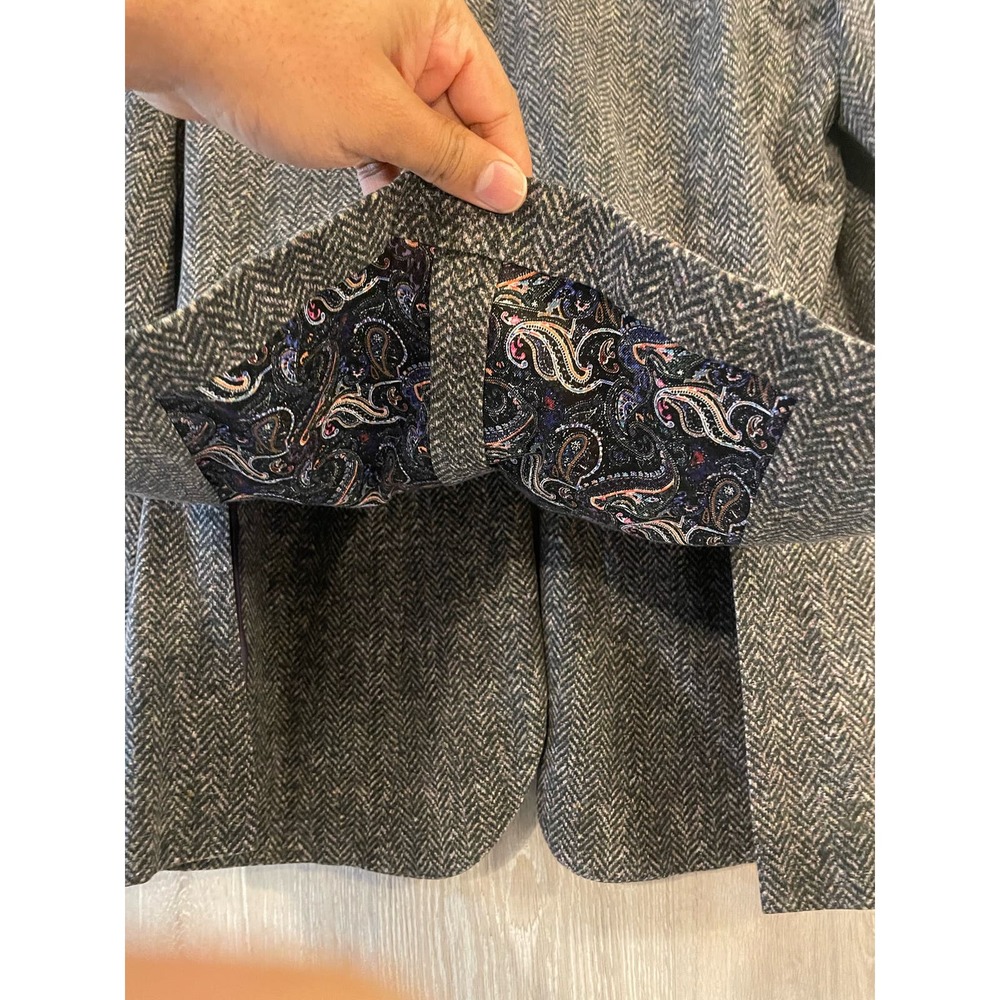Alexander Julian - The “Tweed” herring bone sport coat / 46R - Picture 6 of 13